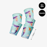[SG Instock] - Personalised Mermaid Theme Birthday Party Balloon Banner Decoration