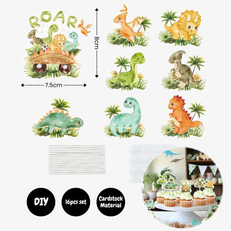 Personalised Dinosaur Theme Birthday Balloon Party Balloon Banner Decoration