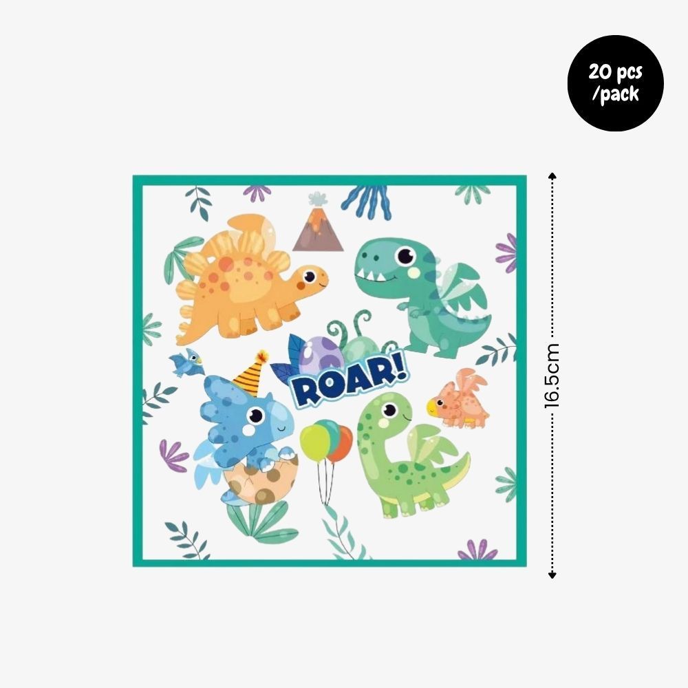 Personalised Dinosaur Theme Birthday Balloon Party Balloon Banner Decoration