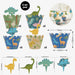 Personalised Dinosaur Theme Birthday Balloon Party Balloon Banner Decoration