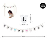 Gender Reveal Party Essentials Balloon Decoration Boy or Girl Banner Confetti Popper