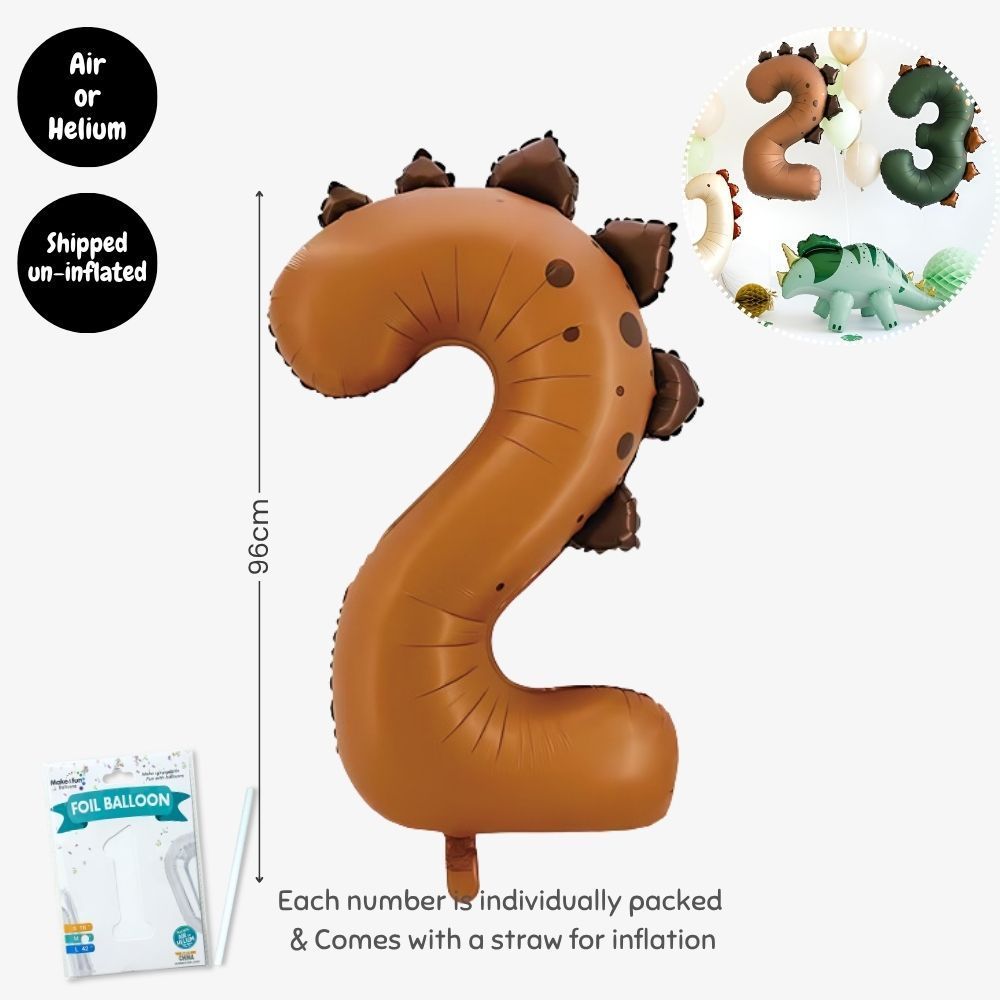 Personalised Dinosaur Theme Birthday Balloon Party Balloon Banner Decoration