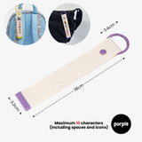 Personalised Bag Tag Name Tag for Baby & Children School Bag Tag Personalised Name Label Keychain