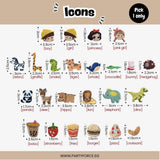 Personalised Bag Tag Name Tag for Baby & Children School Bag Tag Personalised Name Label Keychain