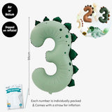 Personalised Dinosaur Theme Birthday Balloon Party Balloon Banner Decoration