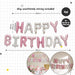 Daisy Theme Banner Balloon Party Decoration for Birthday Party