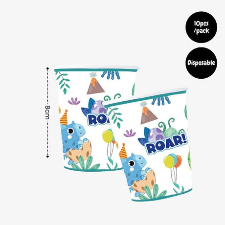 Personalised Dinosaur Theme Birthday Balloon Party Balloon Banner Decoration