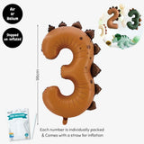 Personalised Dinosaur Theme Birthday Balloon Party Balloon Banner Decoration