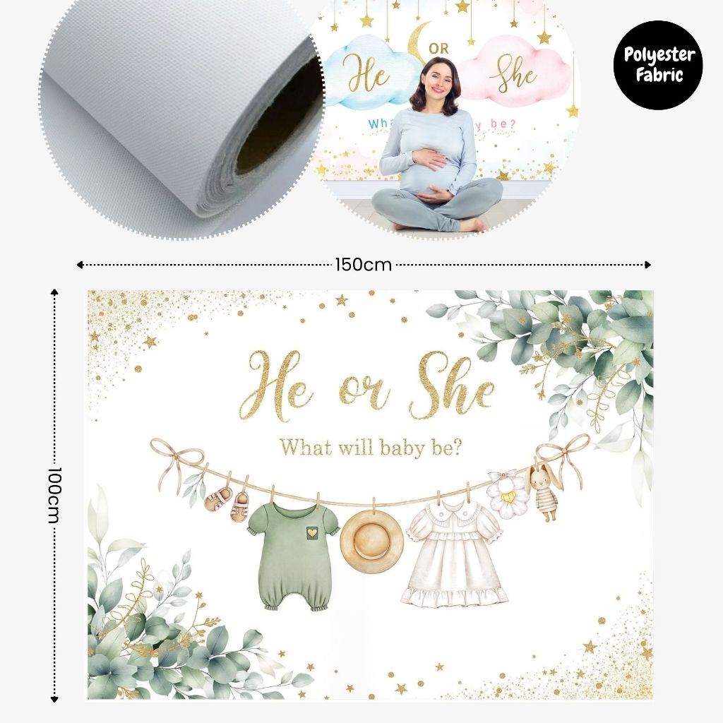 Gender Reveal Party Essentials Balloon Decoration Boy or Girl Banner Confetti Popper