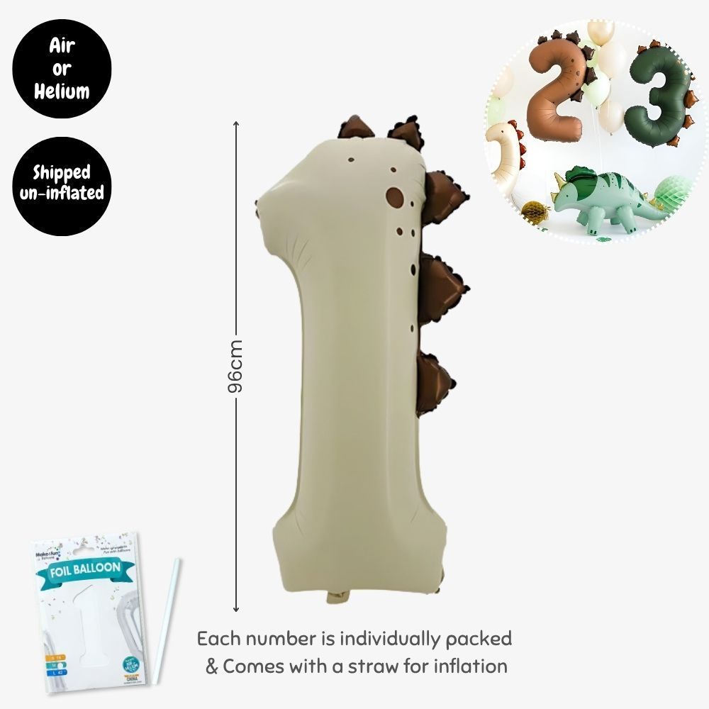 Personalised Dinosaur Theme Birthday Balloon Party Balloon Banner Decoration
