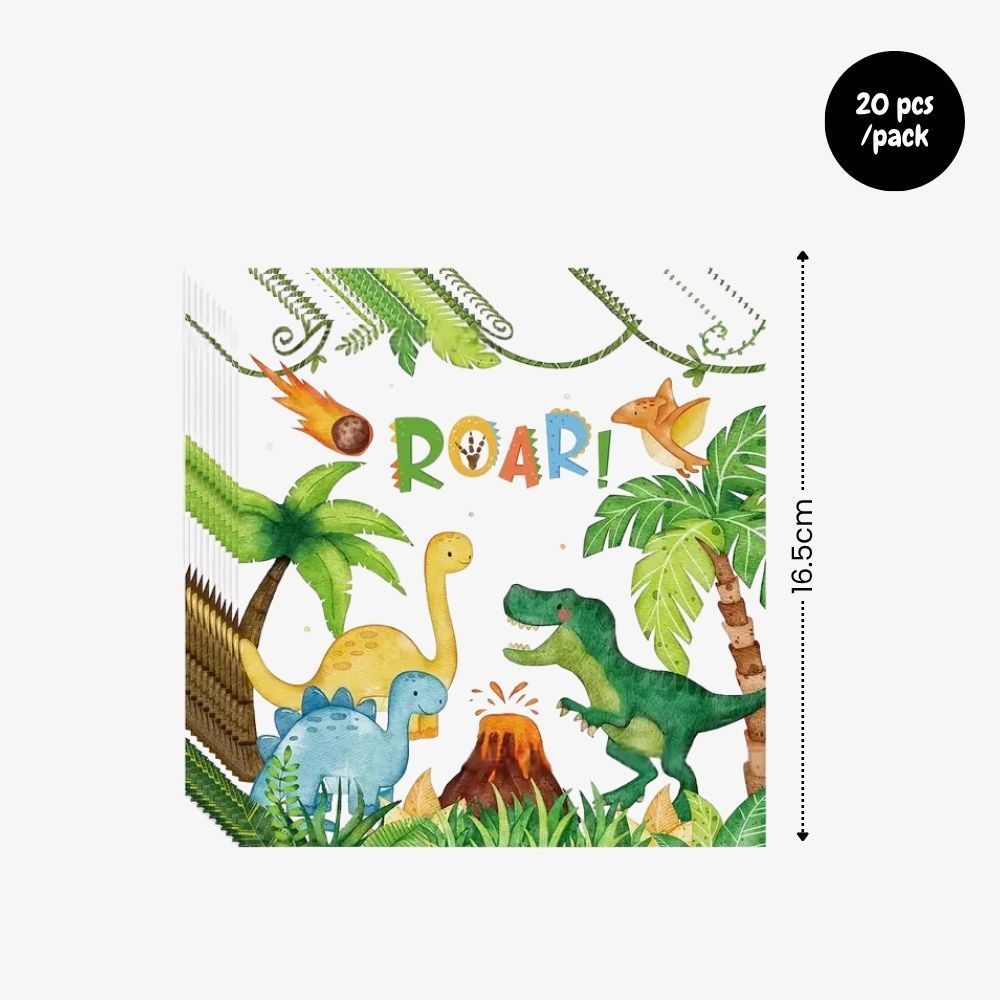 Personalised Dinosaur Theme Birthday Balloon Party Balloon Banner Decoration