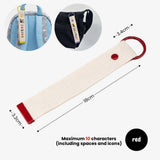 Personalised Bag Tag Name Tag for Baby & Children School Bag Tag Personalised Name Label Keychain