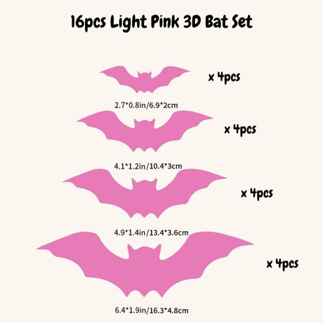 [SG Seller] Halloween Bat Wall Stickers backdrop decoration for Halloween party display event