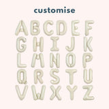 16 inch Sage Cream Caramel Number Letter Balloon