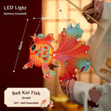 Mid autumn Koi Fish DIY lantern Led light lantern