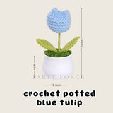 Personalised Crochet Sunflower Pot Teachers Day Gift Thank You Teacher Gift Bag Graduation Flowers