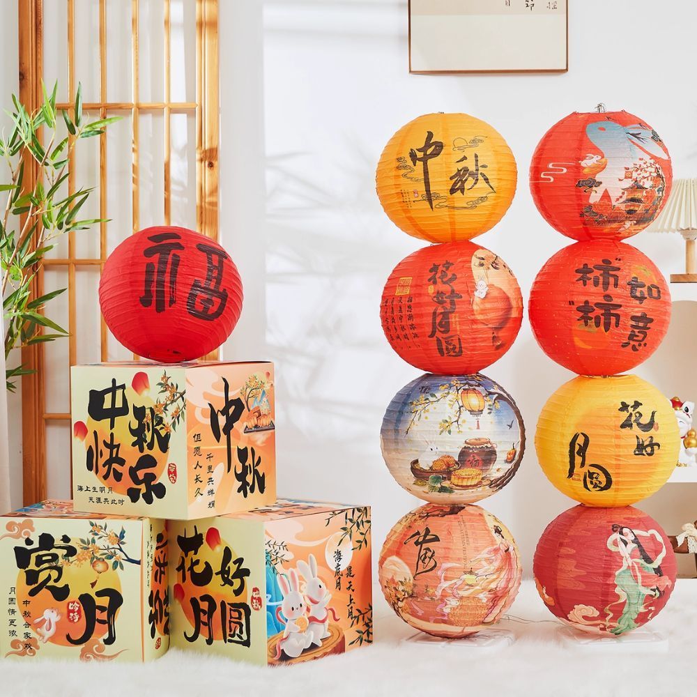 Mid autumn backdrop decoration photo props for events