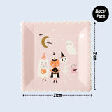 [SG Seller] Disposable Halloween Tableware paper plates Tablecloth
