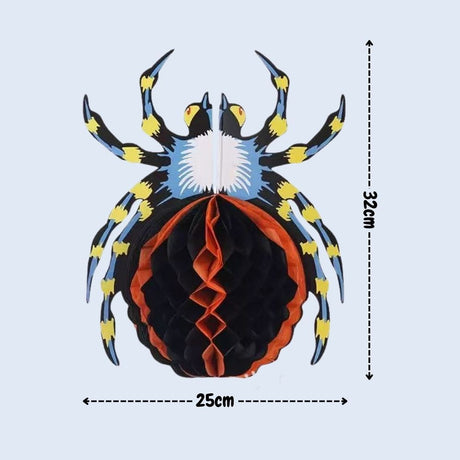 [SG Seller] Halloween Decoration Honeycomb party fan spider web for Halloween Party Decoration