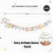 Daisy Theme Banner Balloon Party Decoration for Birthday Party