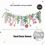 Daisy Theme Banner Balloon Party Decoration for Birthday Party