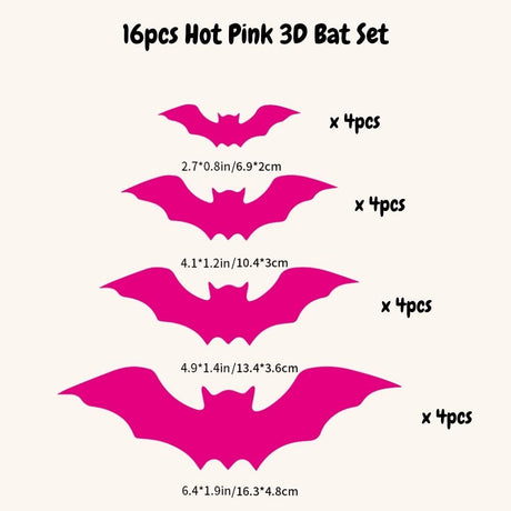 [SG Seller] Halloween Bat Wall Stickers backdrop decoration for Halloween party display event