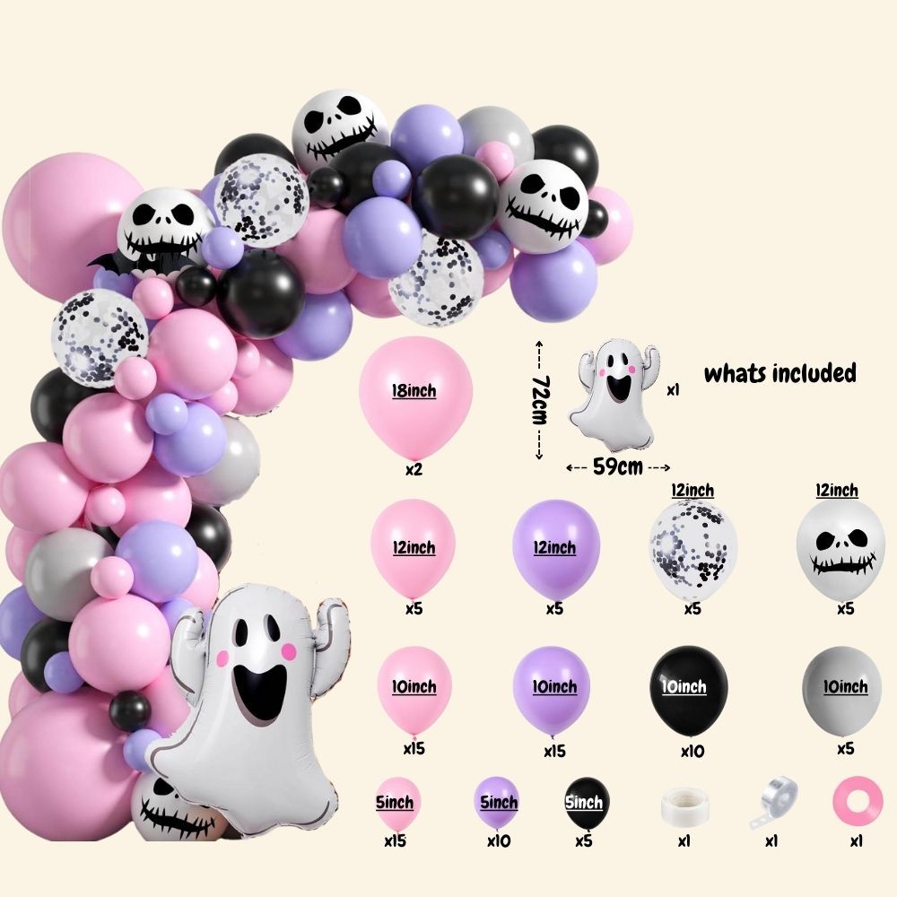 [SG Seller] - Halloween Balloon Garland for Halloween party decoration
