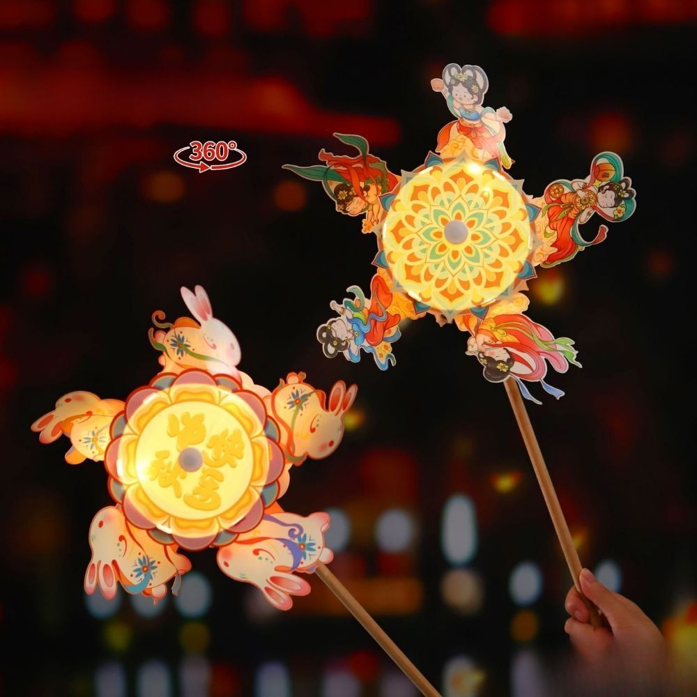 Mid autumn Koi Fish DIY lantern Led light lantern