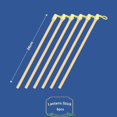 [SG Seller] - Mid Autumn 6pcs Set Traditional paper lantern candle lantern