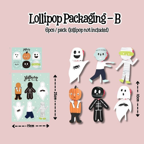 Halloween trick or treat Gift Bag Lollipop Candy Sweet Gift Box