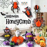 [SG Seller] Halloween Decoration Honeycomb party fan spider web for Halloween Party Decoration