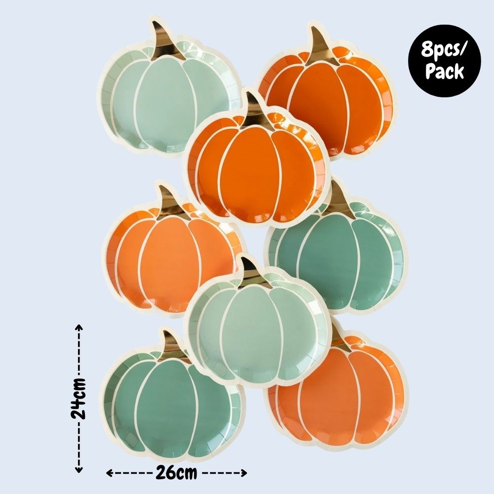 [SG Seller] Disposable Halloween Tableware paper plates Tablecloth
