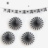 [SG Seller] - Halloween Paper Decorative lantern party fan Latex Balloons