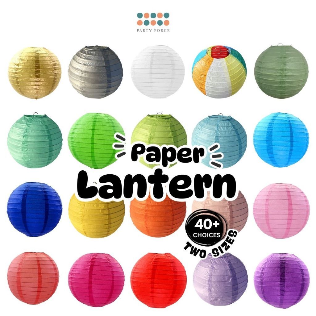 Round Antique Design Paper Lantern mid autumn festival decoration event