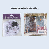 Halloween Spider Webs & Props