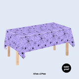 [SG Seller] Disposable Halloween Tableware paper plates Tablecloth