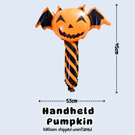 [SG Instock] Halloween Handheld Balloon Headband Dress Up Prop Foil Balloon Gift Party Decoration