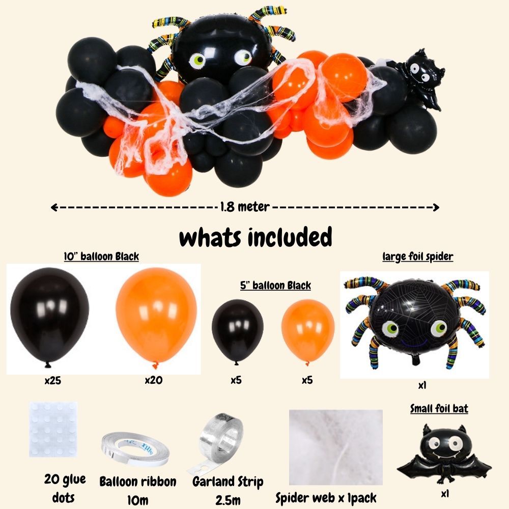 [SG Seller] - Halloween Balloon Garland for Halloween party decoration