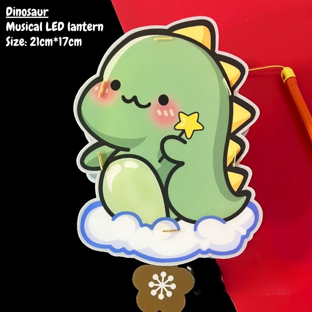 [SG Seller] - Mid Autumn Festival Kids DIY Lantern Cartoon Character PVC WaterProof Lantern