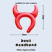 [SG Instock] Halloween Handheld Balloon Headband Dress Up Prop Foil Balloon Gift Party Decoration