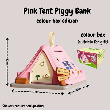 Creative Gift Kids Piggy Bank Gas Station Cafe Piggy Bank for Notes and coins