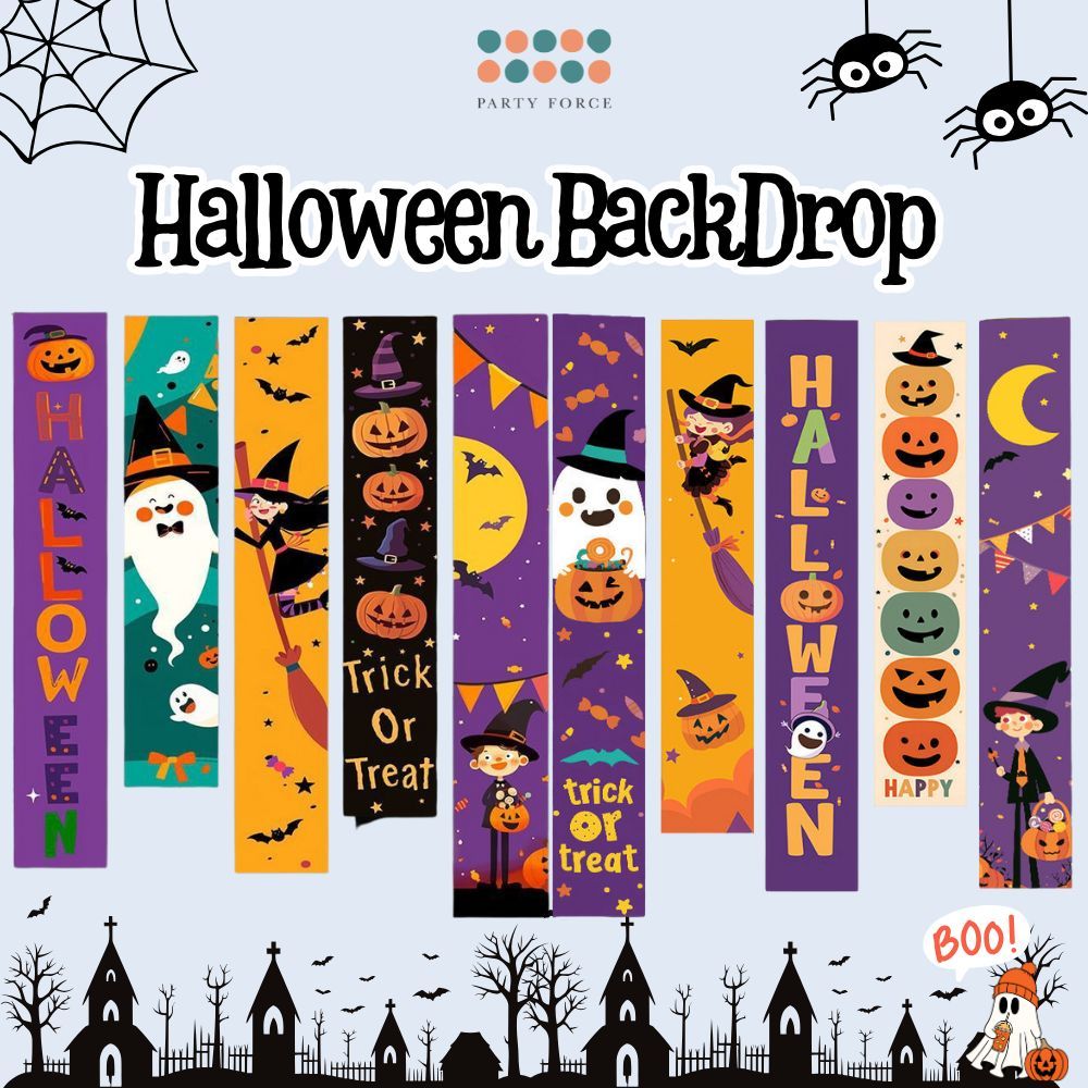[SG Seller] - Halloween Backdrop Photo props for Halloween Party