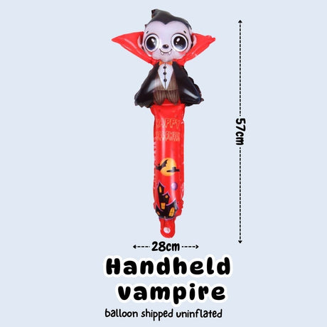 [SG Instock] Halloween Handheld Balloon Headband Dress Up Prop Foil Balloon Gift Party Decoration