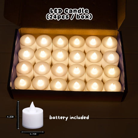 Deepavali Decoration Diwali Candle Banner 3m x 3m drop down curtain light decor