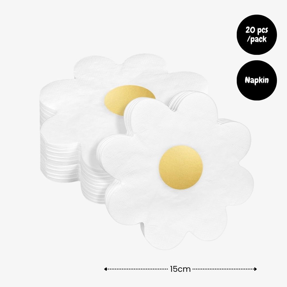 Daisy Theme Banner Balloon Party Decoration for Birthday Party