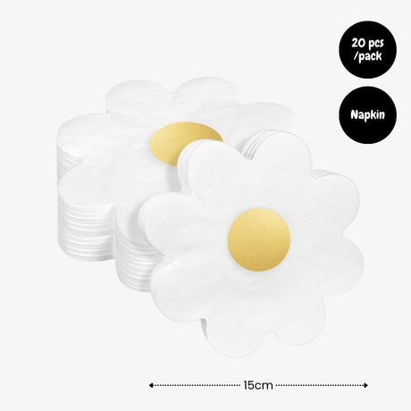 Daisy Theme Banner Balloon Party Decoration for Birthday Party