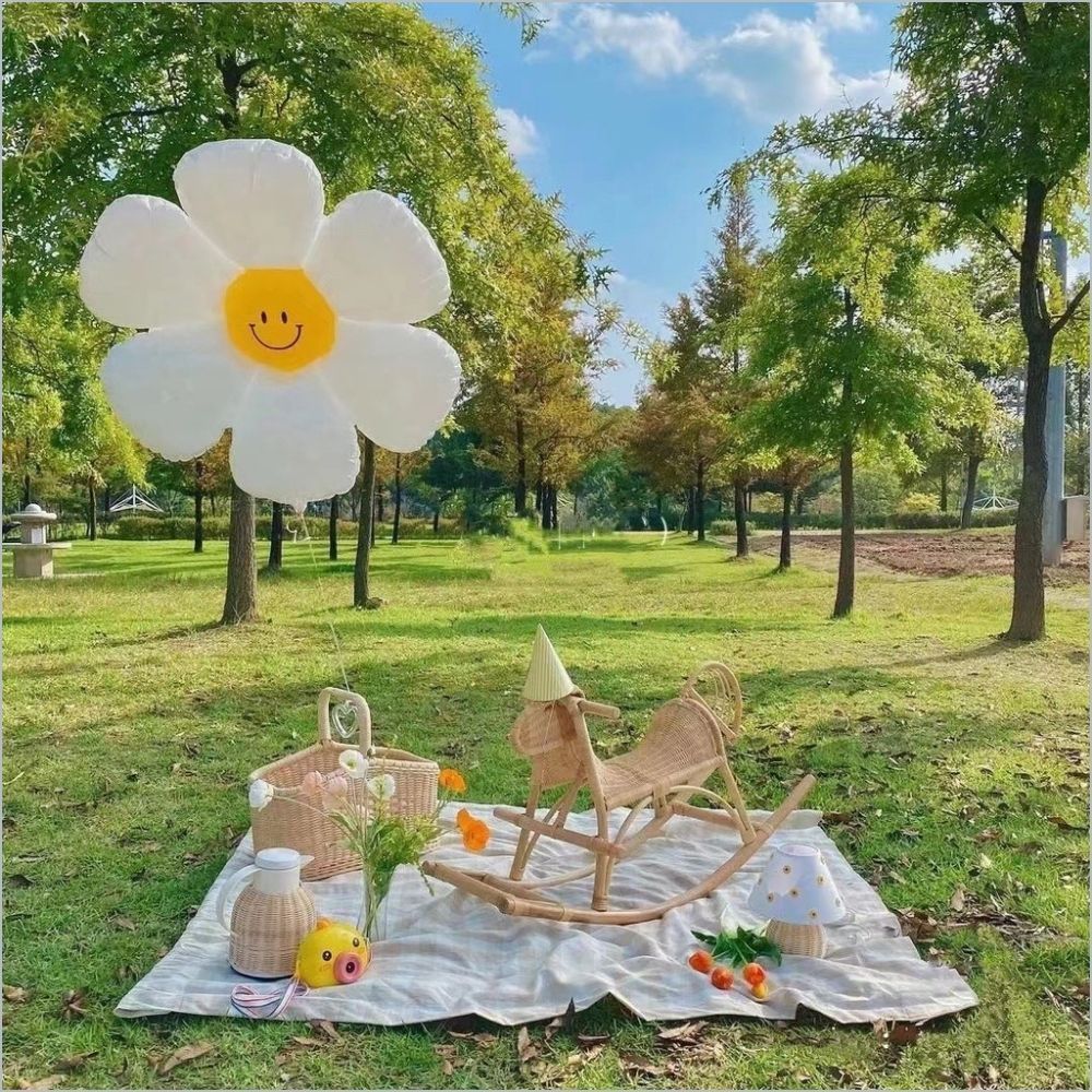 Daisy Theme Banner Balloon Party Decoration for Birthday Party