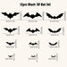 [SG Seller] Halloween Bat Wall Stickers backdrop decoration for Halloween party display event
