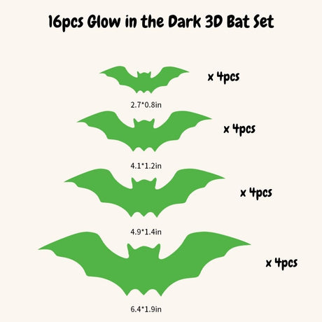 [SG Seller] Halloween Bat Wall Stickers backdrop decoration for Halloween party display event