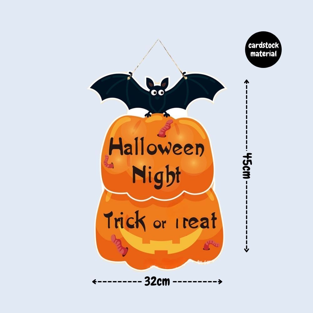 Halloween Trick or Treat Door Hanger Door Sign Hanging decoration